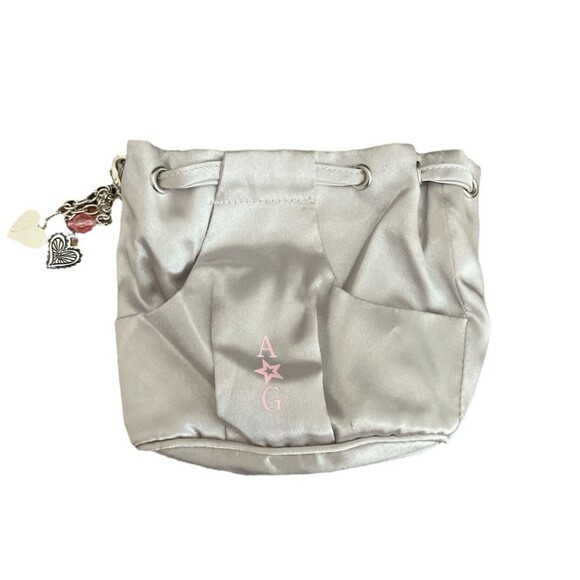 American Girl Two In One Ballerina Silver Dance Bag Charms Drawstring 2007 - Picture 1 of 3